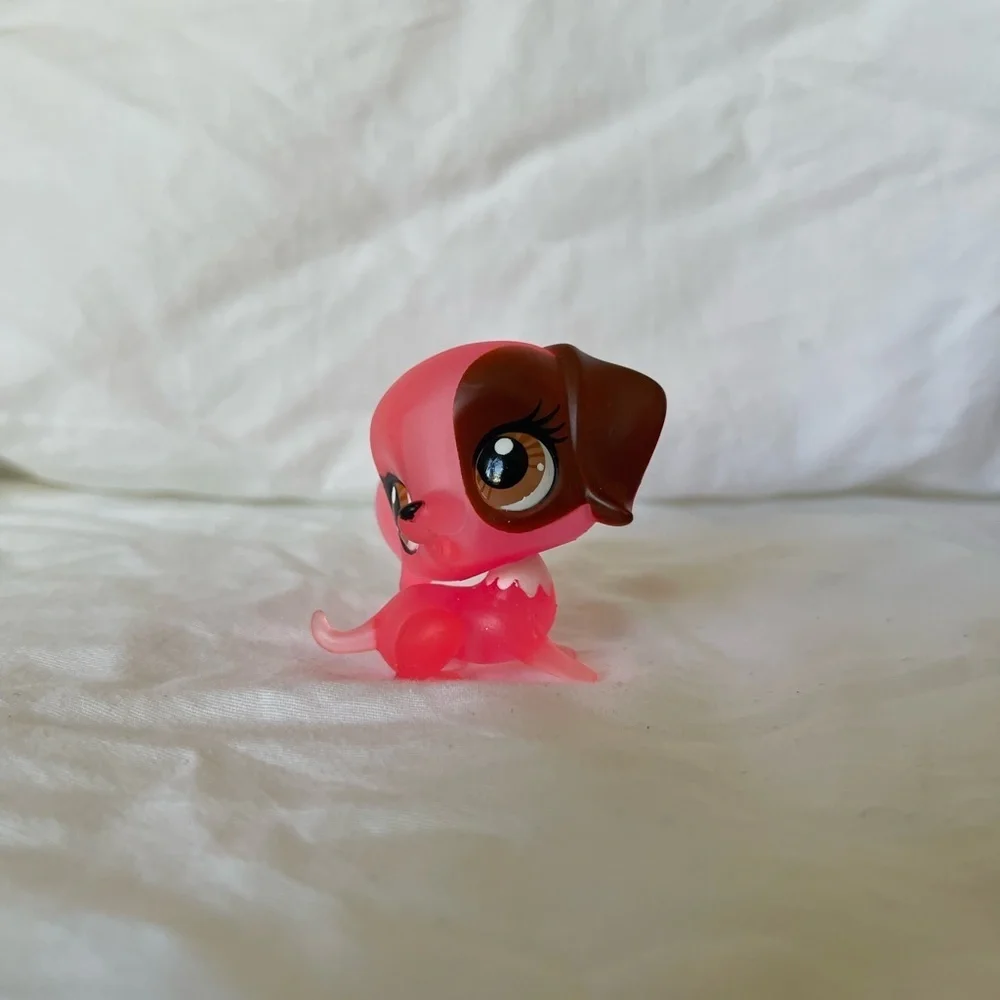 Littlest Pet Shop LPS #3179 Blind Bags Translucent Clear Beagle Dog